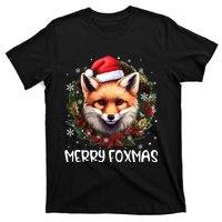 Xmas Decoration Santa Fox Christmas Merry Foxmas T-Shirt