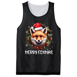 Xmas Decoration Santa Fox Christmas Merry Foxmas Mesh Reversible Basketball Jersey Tank