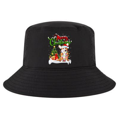 Xmas Decorations Santa Corgi Dog Christmas Funny Gift Cool Comfort Performance Bucket Hat