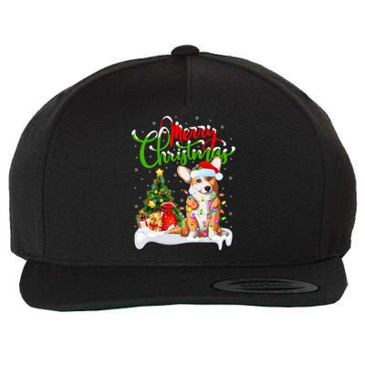 Xmas Decorations Santa Corgi Dog Christmas Funny Gift Wool Snapback Cap