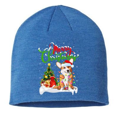 Xmas Decorations Santa Corgi Dog Christmas Funny Gift Sustainable Beanie