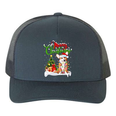 Xmas Decorations Santa Corgi Dog Christmas Funny Gift Yupoong Adult 5-Panel Trucker Hat