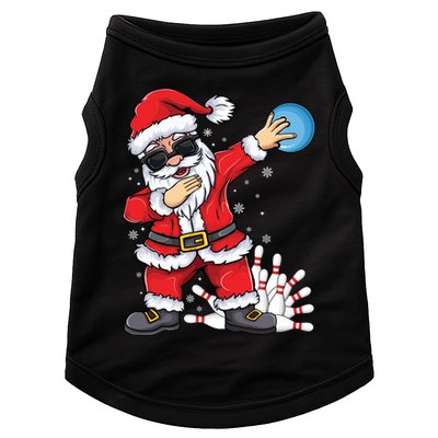 Xmas Dabbing Santa Bowling Ball And Pins Christmas Bowling Meaningful Gift Doggie Tank