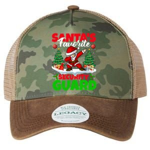 Xmas Dabbing SantaS Favorite Security Guard Christmas Funny Gift Legacy Tie Dye Trucker Hat