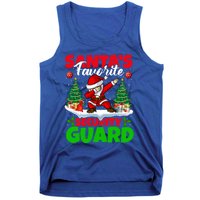 Xmas Dabbing SantaS Favorite Security Guard Christmas Funny Gift Tank Top