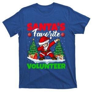 Xmas Dabbing SantaS Favorite Volunteer Christmas Gift T-Shirt