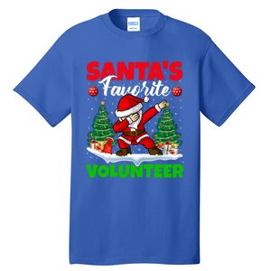 Xmas Dabbing SantaS Favorite Volunteer Christmas Gift Tall T-Shirt