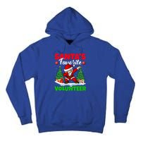 Xmas Dabbing SantaS Favorite Volunteer Christmas Gift Tall Hoodie