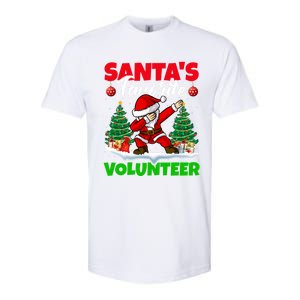 Xmas Dabbing SantaS Favorite Volunteer Christmas Gift Softstyle CVC T-Shirt