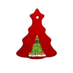 Xmas Decorations Santa Ger Shepherd Dog Christmas Tree Great Gift Ceramic Tree Ornament