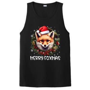 Xmas Decoration Santa Fox Christmas Funny Merry Foxmas PosiCharge Competitor Tank