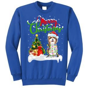 Xmas Decorations Santa Yorkshire Terrier Dog Christmas Gift Tall Sweatshirt