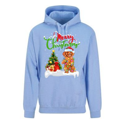 Xmas Decorations Santa Toy Poodle Dog Christmas Funny Gift Unisex Surf Hoodie