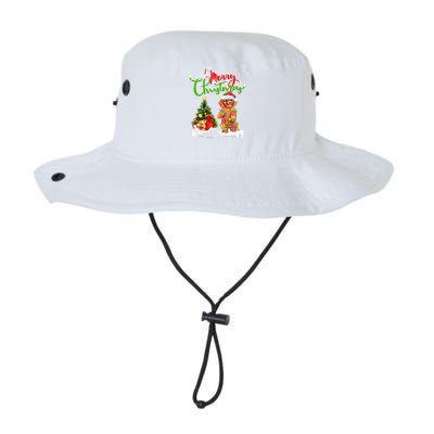 Xmas Decorations Santa Toy Poodle Dog Christmas Funny Gift Legacy Cool Fit Booney Bucket Hat