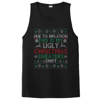 Xmas Due To Inflation This Is My Christmas Ugly Sweaters PosiCharge Competitor Tank