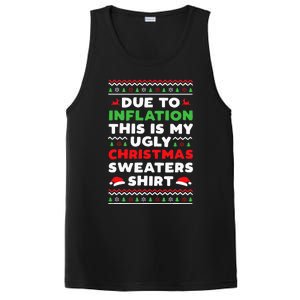 Xmas Due To Inflation This Is My Christmas Ugly Sweaters PosiCharge Competitor Tank