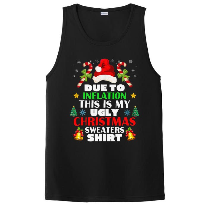 Xmas Due To Inflation This Is My Christmas Ugly Sweaters PosiCharge Competitor Tank