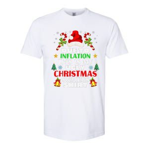 Xmas Due To Inflation This Is My Christmas Ugly Sweaters Softstyle CVC T-Shirt