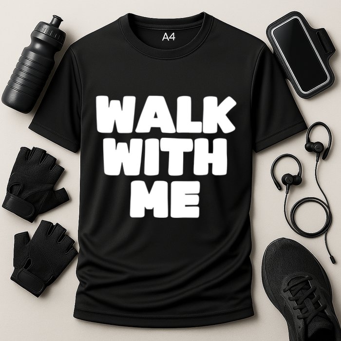 Xaviaer Durousseau Wearing Walk With Me Smoothie Cooling Performance Crew T-Shirt