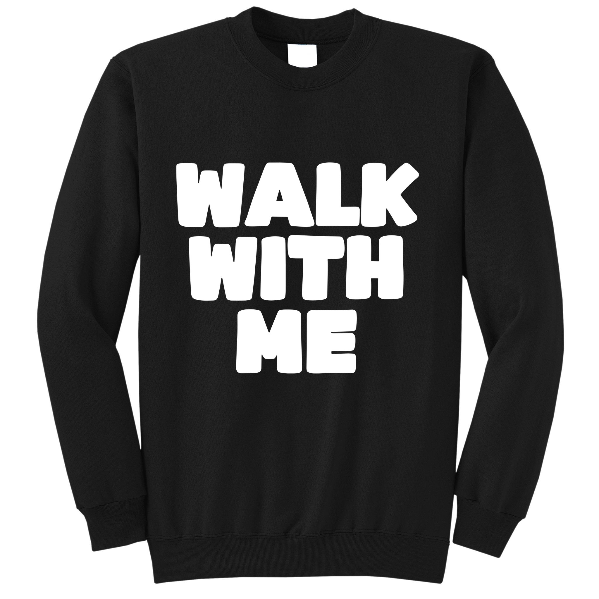 Xaviaer Durousseau Wearing Walk With Me Smoothie Sweatshirt
