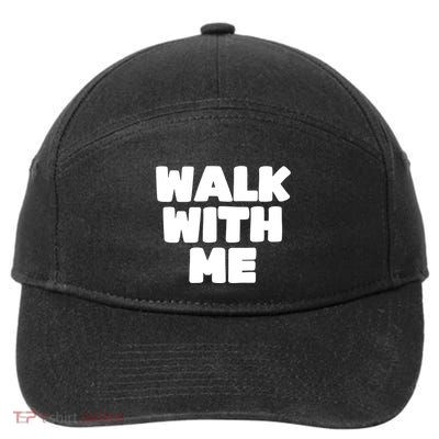 Xaviaer Durousseau Wearing Walk With Me Smoothie 7-Panel Snapback Hat