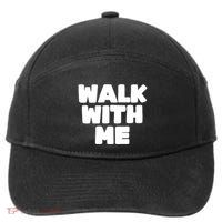 Xaviaer Durousseau Wearing Walk With Me Smoothie 7-Panel Snapback Hat