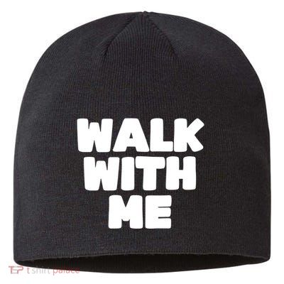 Xaviaer Durousseau Wearing Walk With Me Smoothie Sustainable Beanie