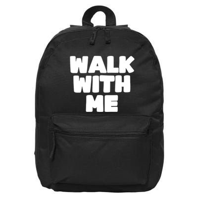 Xaviaer Durousseau Wearing Walk With Me Smoothie 16 in Basic Backpack