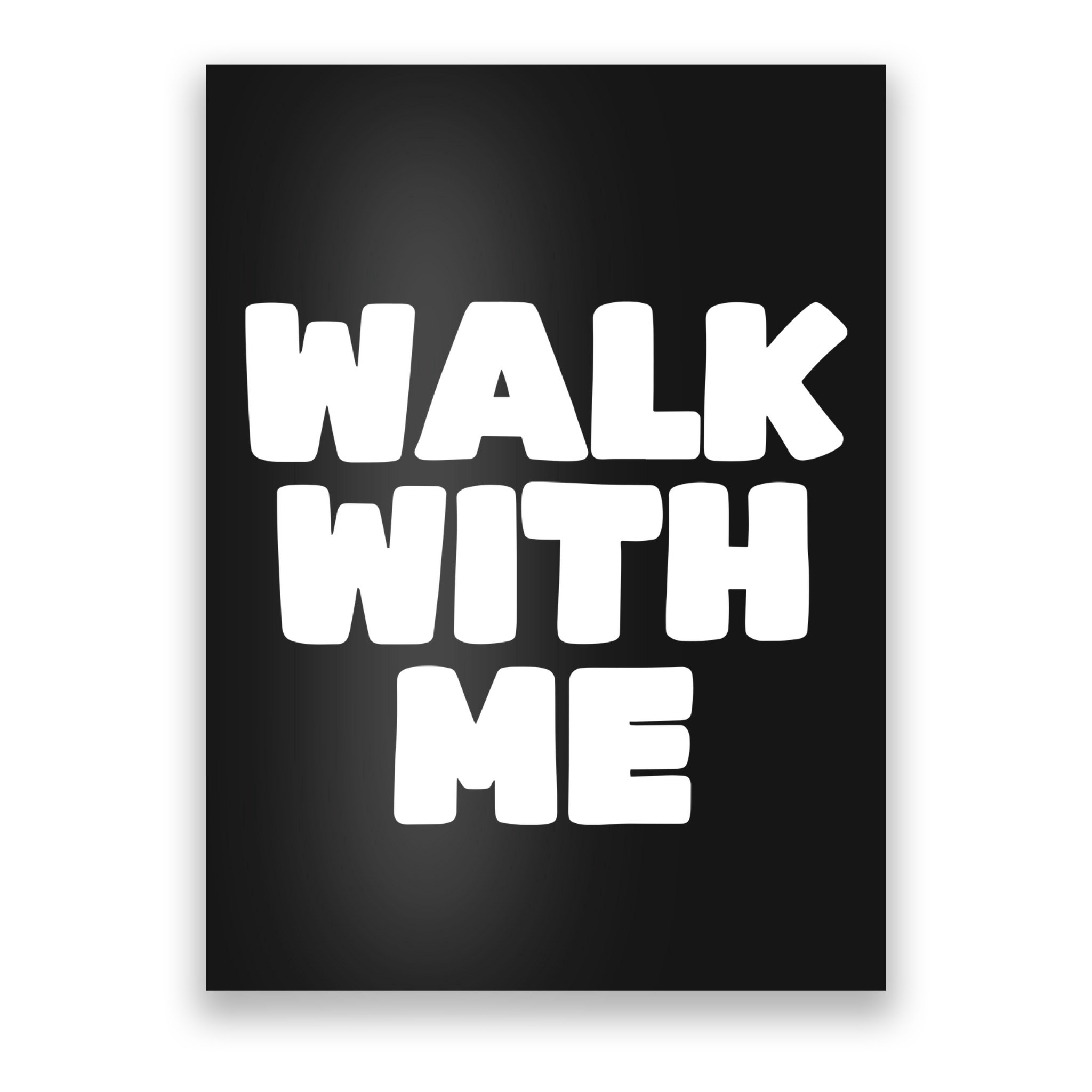Xaviaer Durousseau Wearing Walk With Me Smoothie Poster