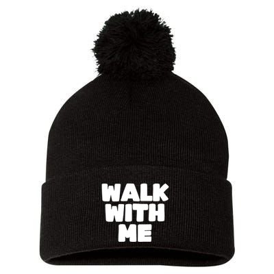 Xaviaer Durousseau Wearing Walk With Me Smoothie Pom Pom 12in Knit Beanie