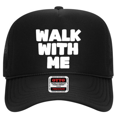 Xaviaer Durousseau Wearing Walk With Me Smoothie Trucker Hat