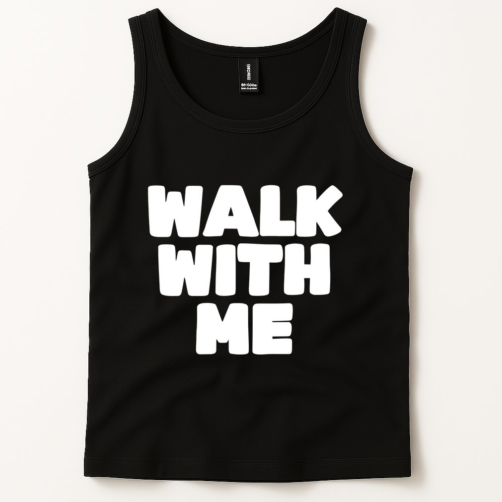 Xaviaer Durousseau Wearing Walk With Me Smoothie Tank Top