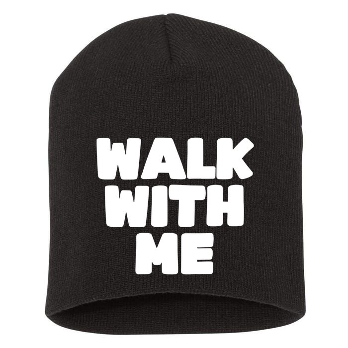 Xaviaer Durousseau Wearing Walk With Me Smoothie Short Acrylic Beanie