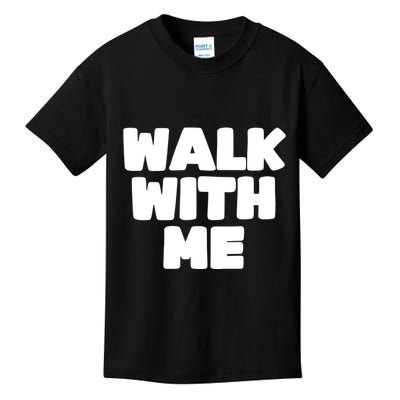 Xaviaer Durousseau Wearing Walk With Me Smoothie Kids T-Shirt