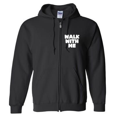 Xaviaer Durousseau Wearing Walk With Me Smoothie Full Zip Hoodie