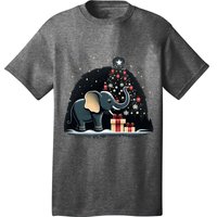 Xmas Elephant Santa On Christmas Elephant T-Shirt