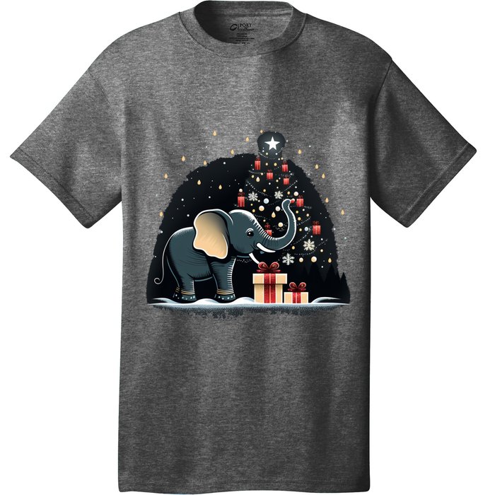 Xmas Elephant Santa On Christmas Elephant T-Shirt