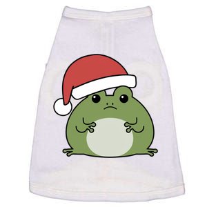 Xmas Frog Festive Holiday Frog Design Doggie Tank