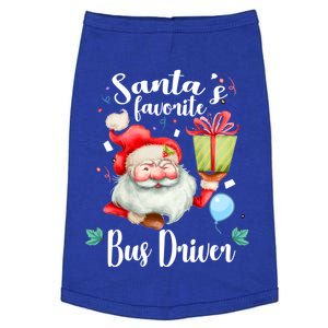 Xmas Funny Gift SantaS Favorite School Bus Driver Christmas Gift Doggie Tank