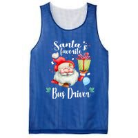 Xmas Funny Gift SantaS Favorite School Bus Driver Christmas Gift Mesh Reversible Basketball Jersey Tank