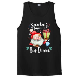 Xmas Funny Gift SantaS Favorite School Bus Driver Christmas Great Gift PosiCharge Competitor Tank