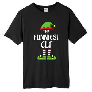 Xmas Family Matching Funny I'm The Funniest Elf Christmas Tall Fusion ChromaSoft Performance T-Shirt