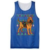 Xmas Family Matching Reindeer Ugly Bloodhound Christmas Gift Mesh Reversible Basketball Jersey Tank