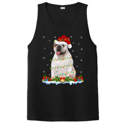 Xmas Family Matching Santa Hat English Bulldog Christmas Gift PosiCharge Competitor Tank