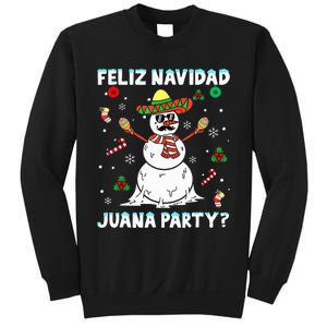 Xmas Feliz Navidad Juana Party Cool Mexican Funny Christmas Sweatshirt