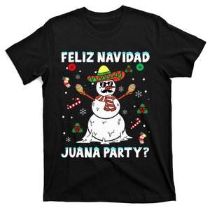 Xmas Feliz Navidad Juana Party Cool Mexican Funny Christmas T-Shirt