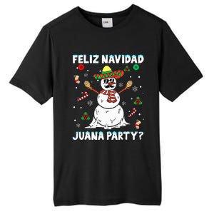 Xmas Feliz Navidad Juana Party Cool Mexican Funny Christmas Tall Fusion ChromaSoft Performance T-Shirt