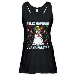 Xmas Feliz Navidad Juana Party Cool Mexican Funny Christmas Ladies Essential Flowy Tank