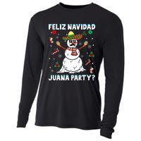 Xmas Feliz Navidad Juana Party Cool Mexican Funny Christmas Cooling Performance Long Sleeve Crew