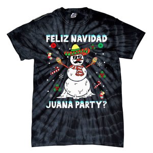 Xmas Feliz Navidad Juana Party Cool Mexican Funny Christmas Tie-Dye T-Shirt